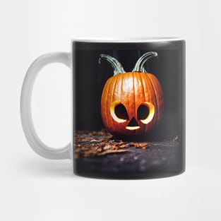 halloween scary evil pumpkin funny pumpkin head satanic Mug